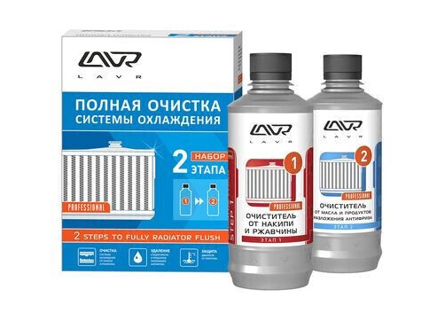 LAVR 1106 Полная очистка системы охлождения в 2 этапа 310 мл.