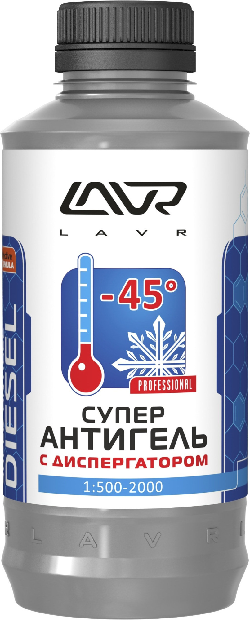 LAVR 2107 Антигель с дисперг. дизель 1л на 500-2000л