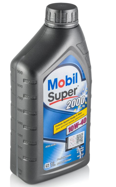 Масло моторное Mobil Super 2000 X1 10W40 полусинтетическое 1л.