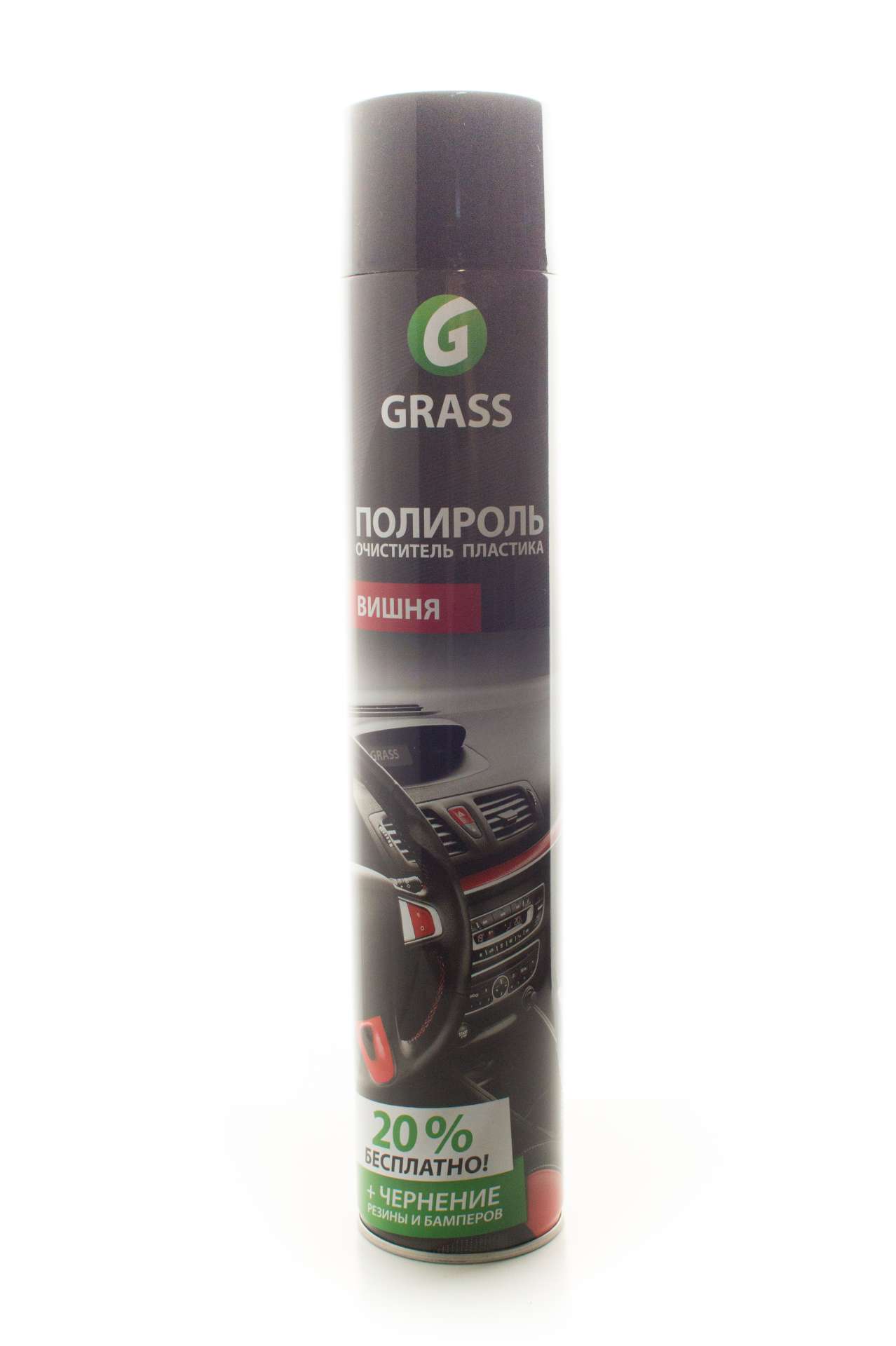 GRASS Полироль-очиститель пластика ВИШНЯ  750мл