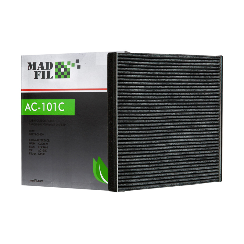 Фильтр салона MADFIL AC-101C угольный