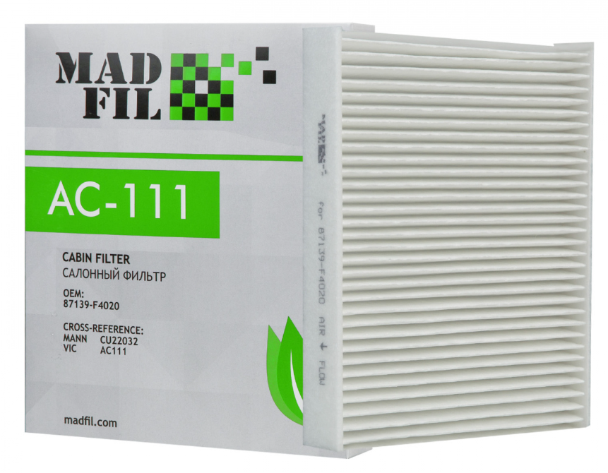 Фильтр салона MADFIL AC-111 
