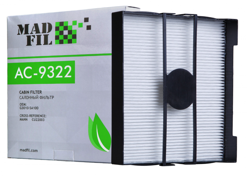 Фильтр салона MADFIL AC-9322  