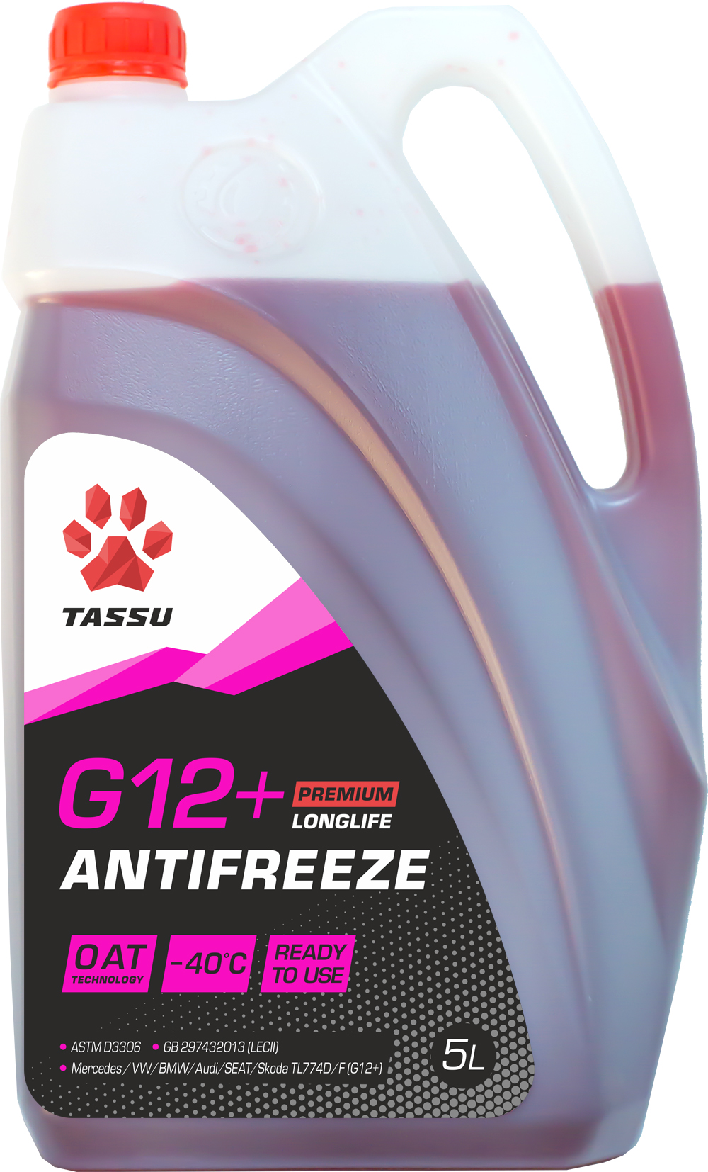 TASSU ANTIFREEZE Red G12+ -40C   5л 