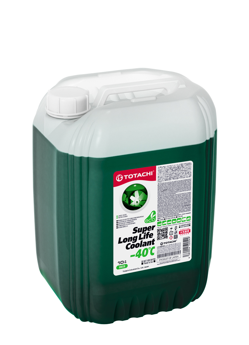 Антифриз Totachi super long life coolant Green -40C 10л